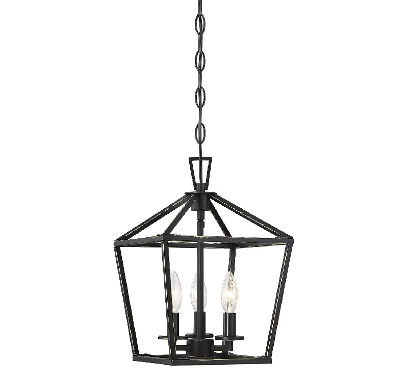 Industrial Emergency Lighting for Safety in FactoriesTownsend Three Light Pendant