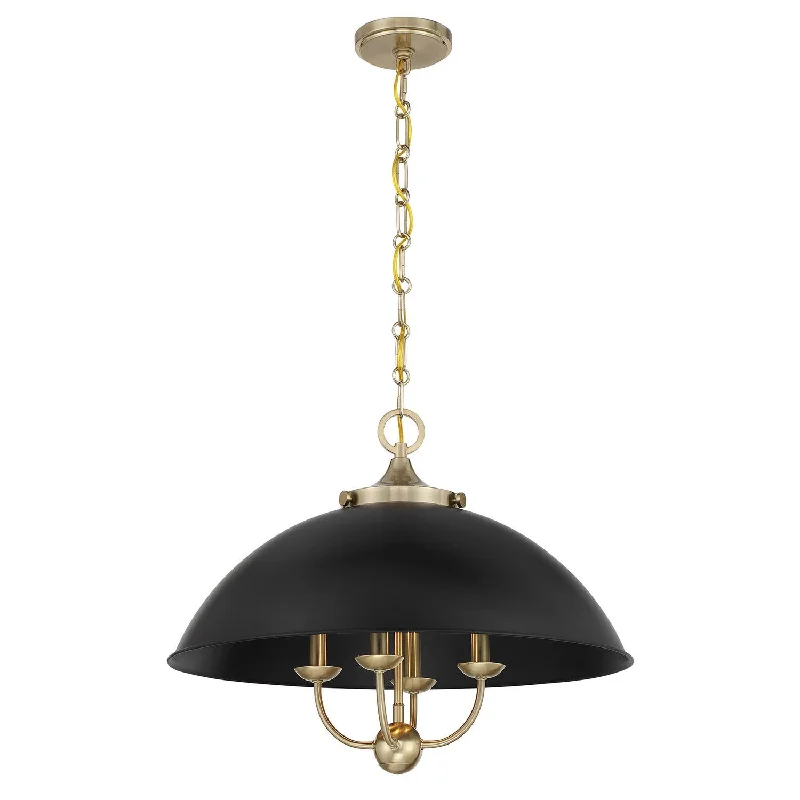 Industrial Pendant Lighting for Machine ShopsMonterey Four Light Pendant