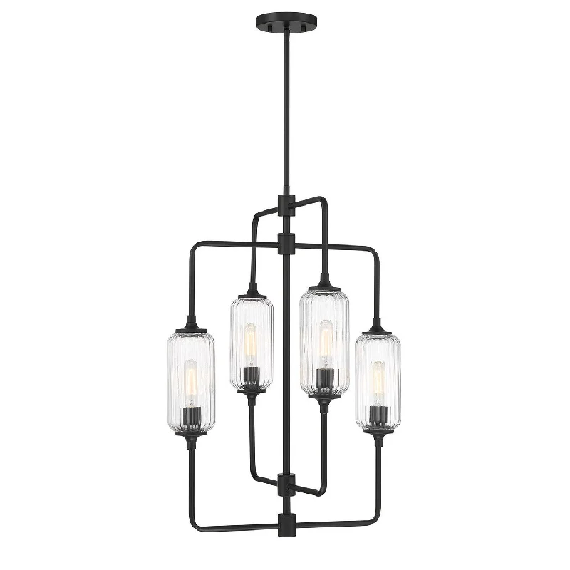 Industrial Ceiling - Mounted Lighting for Assembly PlantsHolton Four Light Chandelier