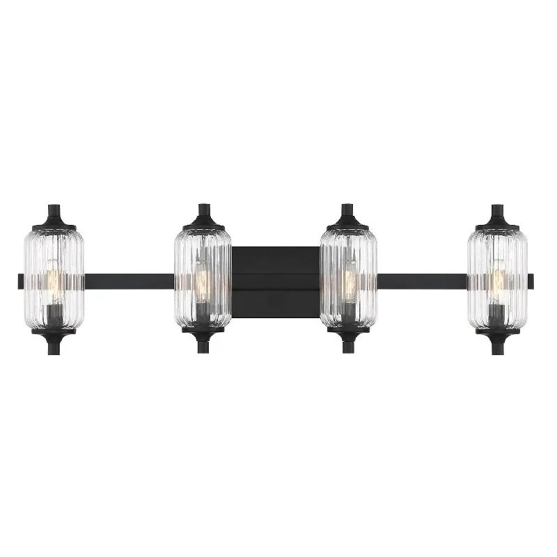 Industrial Area Lighting for Large Open SpacesHolton Four Light Bathroom Vanity