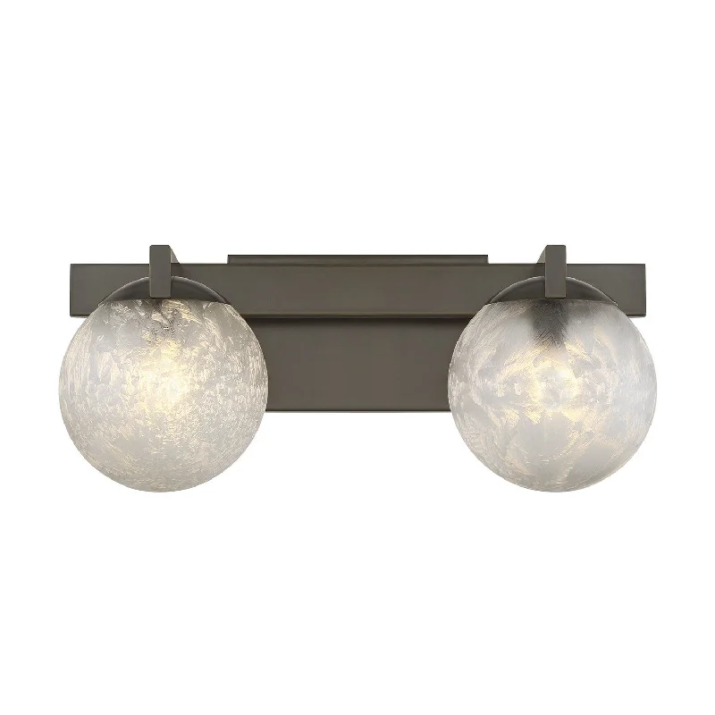 Industrial Ceiling - Mounted Lighting for Assembly PlantsDarien Two Light Bathroom Vanity