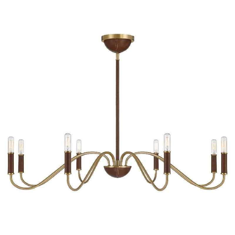 Industrial Task Lighting for Precision WorkstationsAbeline Eight Light Chandelier