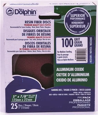 Commercial - grade track lighting for storesBlue Dolphin Resin Fiber Sanding Discs 5 Inch  X 7/8 Inch  Hole 100 Grit 25 Pack
