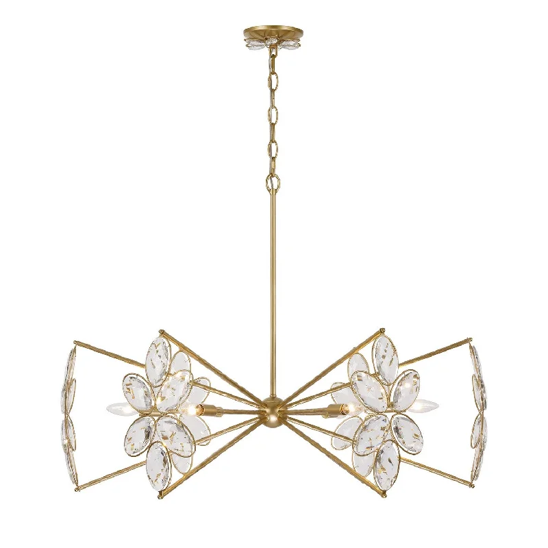 Energy - Efficient Industrial Lighting for Cost - SavingsMarbella Six Light Chandelier Energy - Efficient Industrial Lighting for Cost - SavingsMarbella Six Light Chandelier