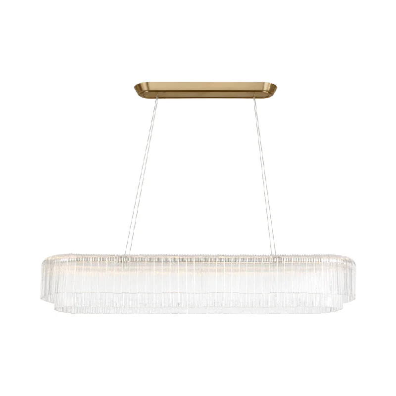 Industrial - style track lighting for loftsMaderno LED Linear Chandelier