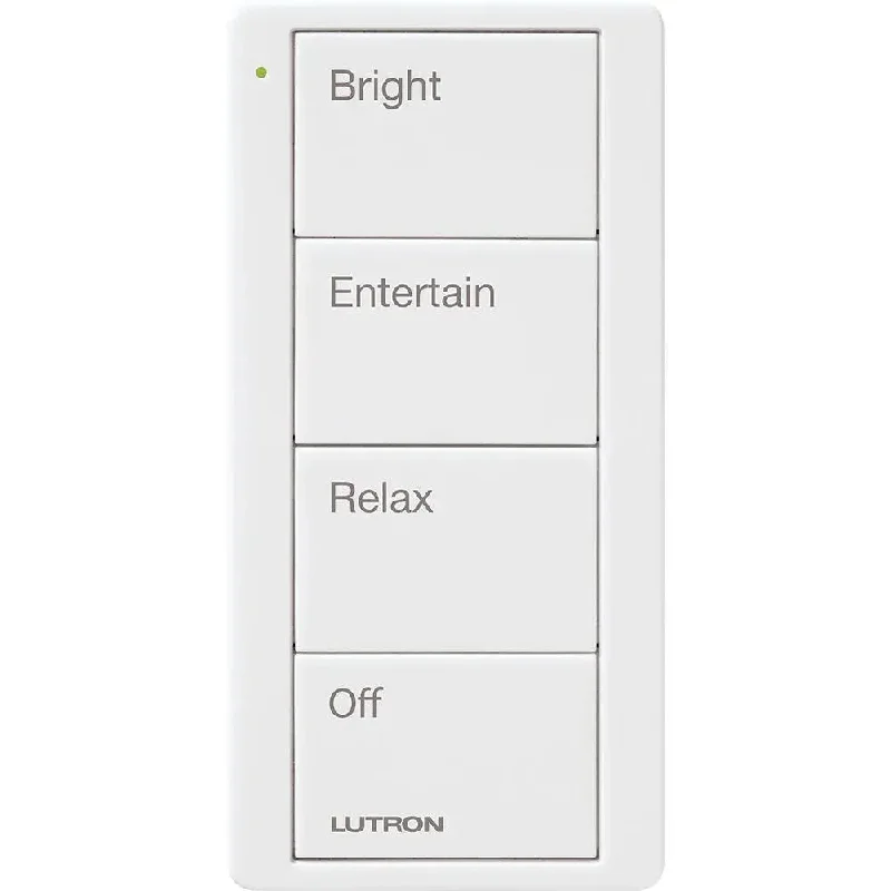 Track lighting with a brushed nickel finishPico 4-Button Any Room Scene Remote