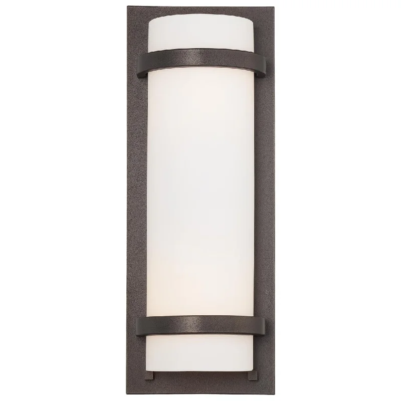 Waterproof Industrial Lighting for Wet AreasFieldale Lodge 17 in. Wall Light Smoked Iron finish