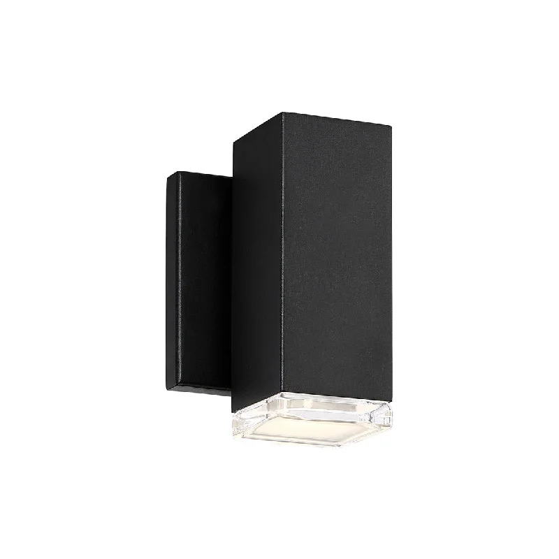 Industrial Area Lighting for Large Open SpacesBlock 6 in. LED Outdoor Wall Sconce 3000K Black Finish Industrial Area Lighting for Large Open SpacesBlock 6 in. LED Outdoor Wall Sconce 3000K Black Finish