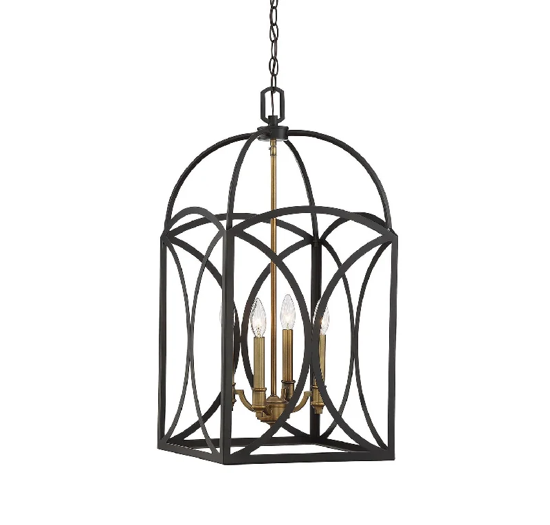 Industrial Emergency Lighting for Safety in FactoriesTalbot Four Light Foyer Pendant