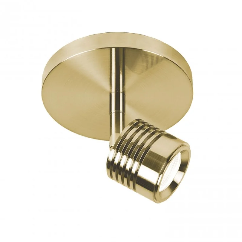 Industrial Exit Sign Lighting for Quick EvacuationVector LED Monopoint Head 9W 400 Lumens 3000K, Brass