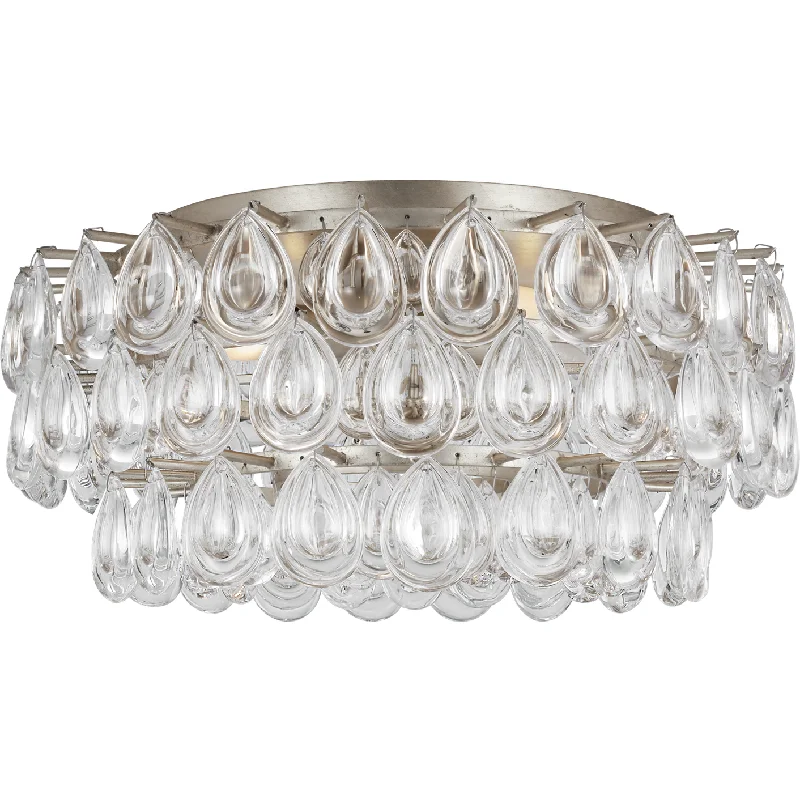 Modern track lighting with LED bulbsLiscia Medium Flush Mount