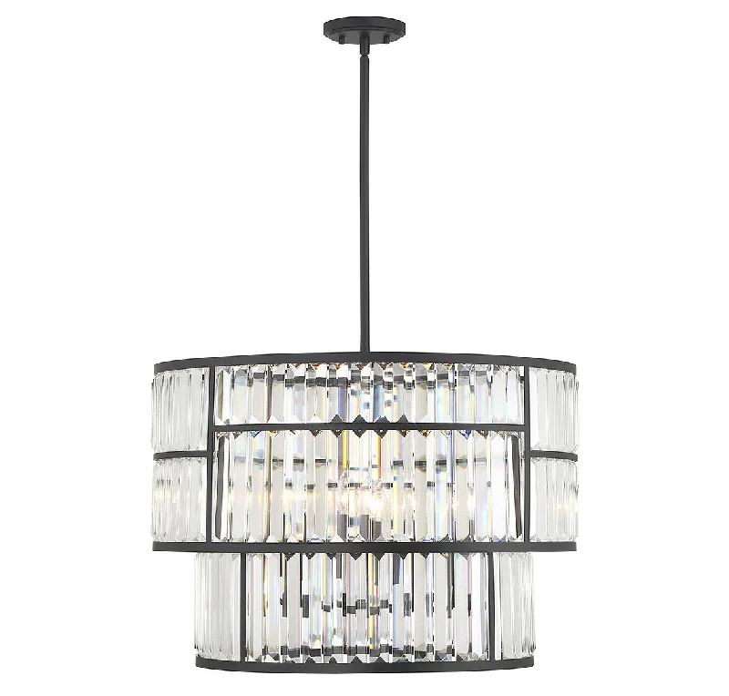 Adjustable Industrial Lighting for Flexible IlluminationRohe Five Light Pendant