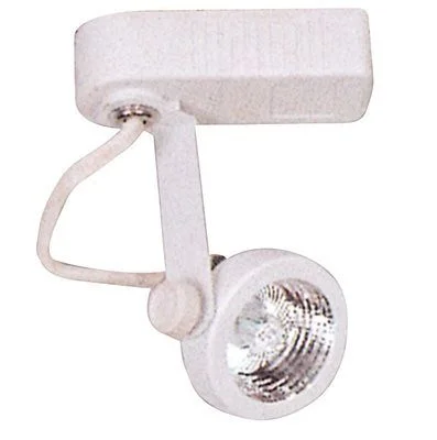 Track lighting with frosted glass shadesTrack Light Head Gimbal Ring White 5 X 2 Inch  Uses 50-Watt Mr16 Lamp