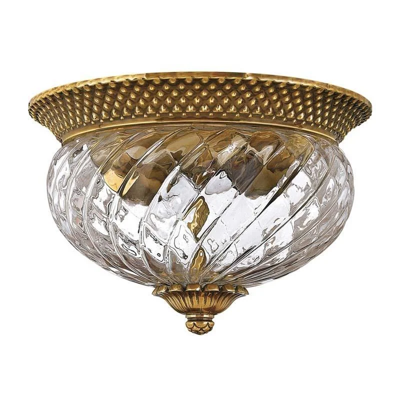 Track lighting with clear glass shadesHinkley 4102 Bath Plantation Ceiling Light