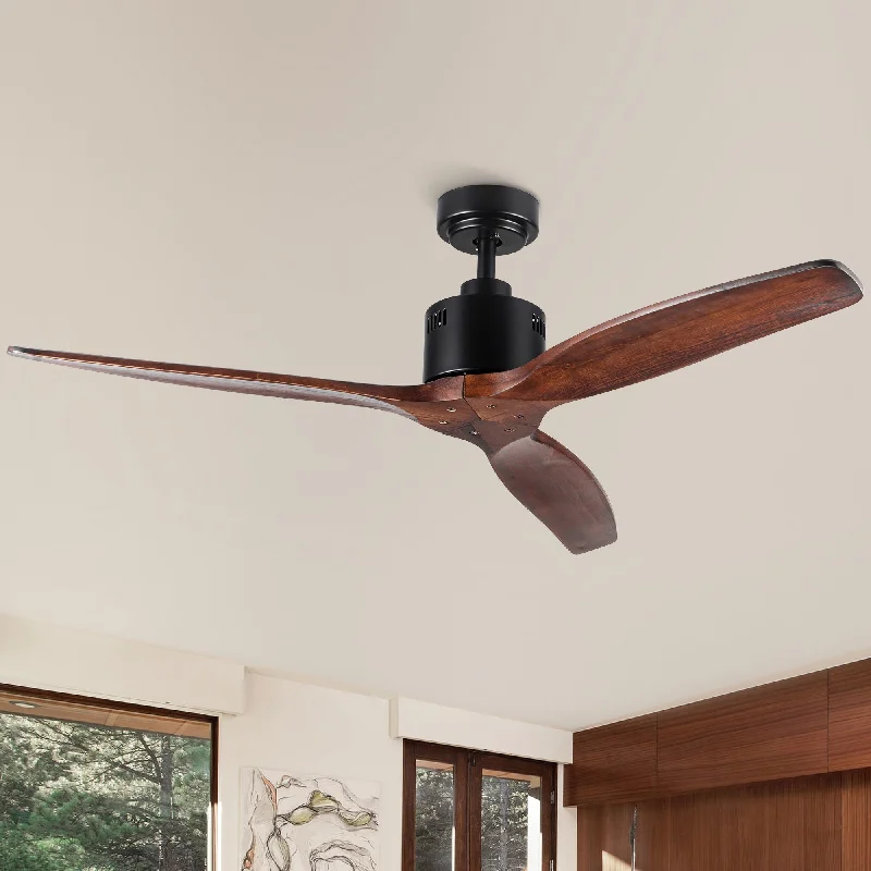 Chandeliers for Low Ceilings to Avoid OvercrowdingChandeliers for Low Ceilings to Avoid Overcrowding52 in. Outdoor/Indoor Modren Farmhouse Brown Ceiling Fan without Light and Remote Control - 52 INCHES