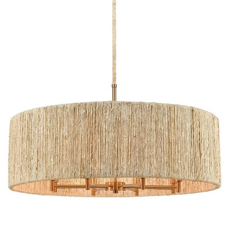 Chandeliers for High Ceilings to Fill Vertical SpaceChandeliers for High Ceilings to Fill Vertical SpaceNatural Coastal Abaca Chandelier