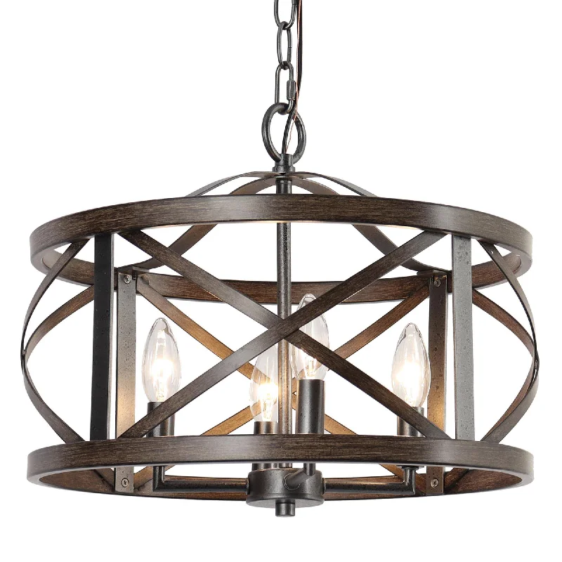 French Country Chandeliers with a Romantic AuraFrench Country Chandeliers with a Romantic AuraAmalthesianic 4-Light Small Brown Chandelier