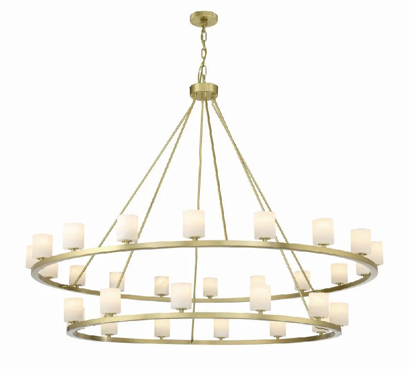 LED Chandeliers for Energy - Efficient LightingLED Chandeliers for Energy - Efficient LightingAragon 30 Light Soft Brass Chandelier