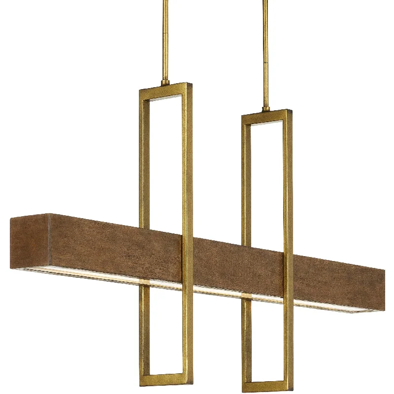 Incandescent Chandeliers for a Warm and Traditional GlowIncandescent Chandeliers for a Warm and Traditional GlowBrass & Wood Mid-Century Modern Chandelier