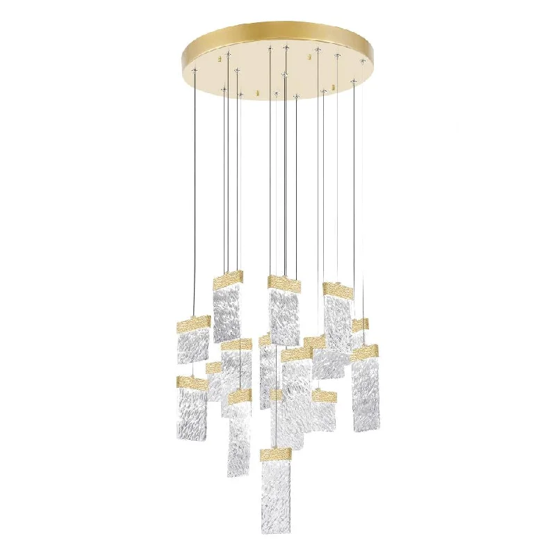 Chandeliers for Dining Rooms to Set the Mood for MealsChandeliers for Dining Rooms to Set the Mood for MealsCarolina LED Chandelier With Gold Leaf Finish