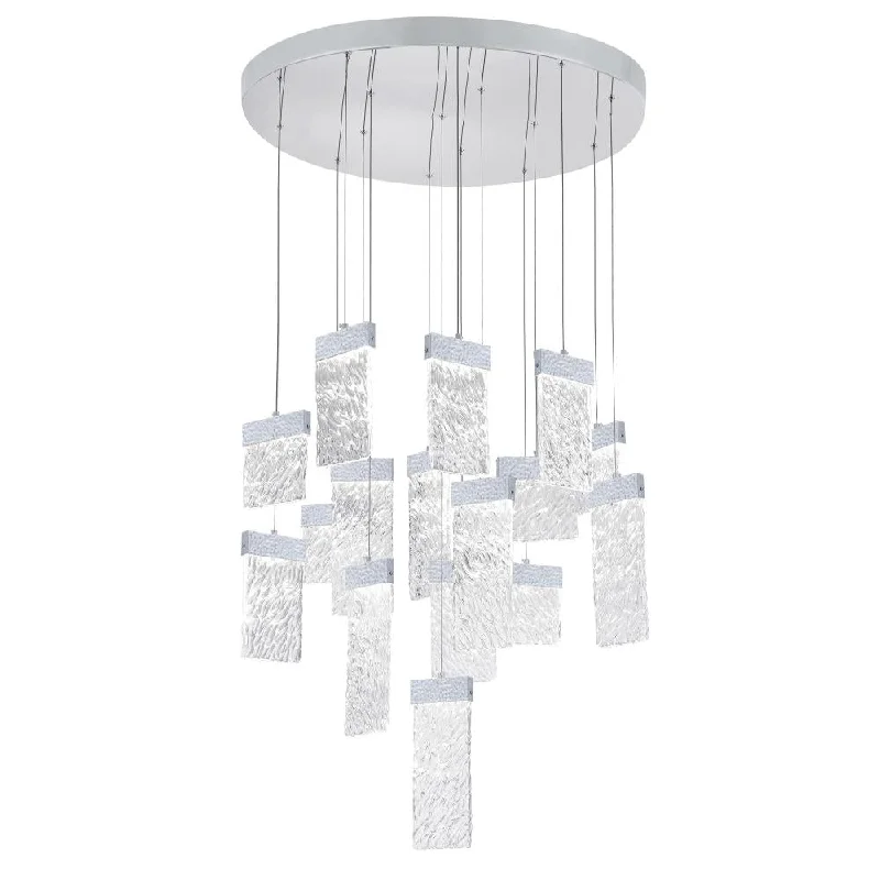 Victorian - Inspired Chandeliers with Ornate DetailsVictorian - Inspired Chandeliers with Ornate DetailsCarolina LED Chandelier With Pewter Finish