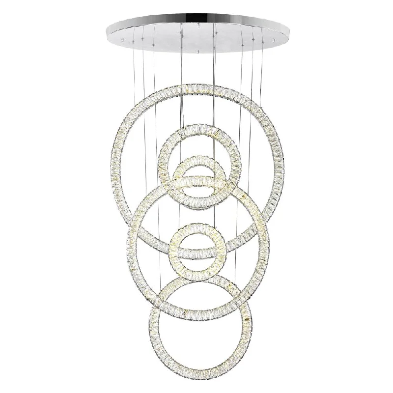 Chandeliers with Murano Glass for a High - End Artistic TouchChandeliers with Murano Glass for a High - End Artistic TouchCelina LED Chandelier With Chrome Finish