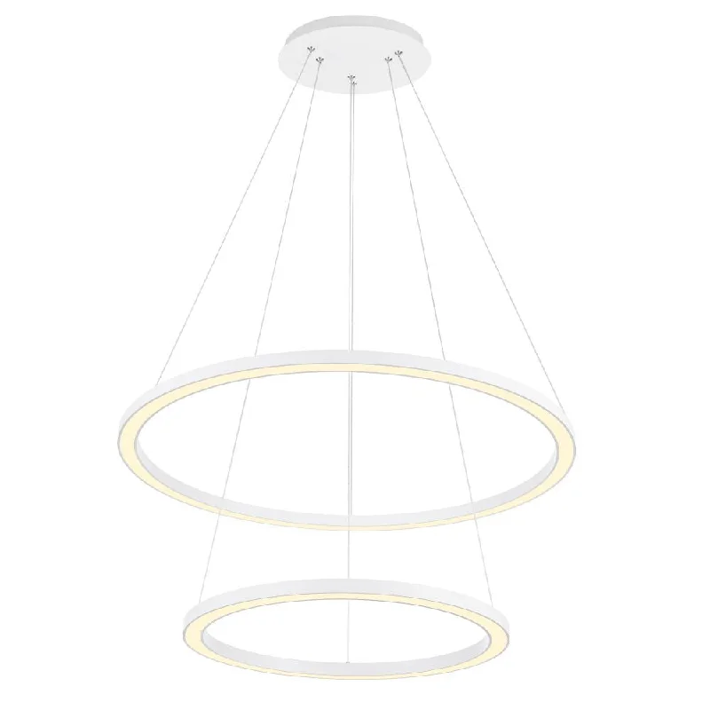 Chandeliers with Metal Frames in Black FinishChandeliers with Metal Frames in Black FinishChalice LED Chandelier With White Finish