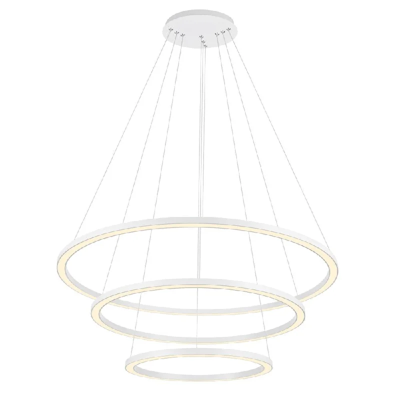 Chandeliers with Metal Frames in Gold FinishChandeliers with Metal Frames in Gold FinishChalice LED Chandelier With White Finish