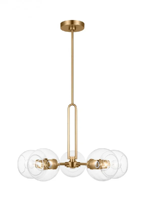 Chandeliers with Colored Glass for a Splash of ColorChandeliers with Colored Glass for a Splash of ColorCodyn Five Light Medium Chandelier