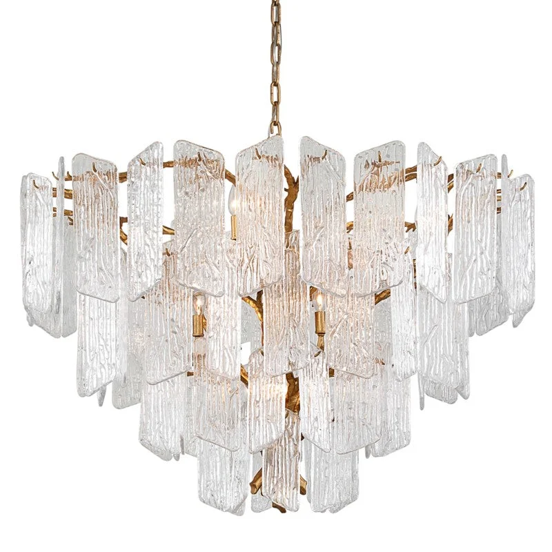 Chandeliers with Frosted Glass for a Softer Light DiffusionChandeliers with Frosted Glass for a Softer Light DiffusionPiemonte 12 Light Chandelier