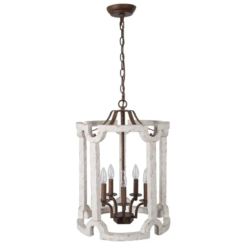 French Country Chandeliers with a Romantic AuraFrench Country Chandeliers with a Romantic AuraEstournel 5-Light Small White Chandelier