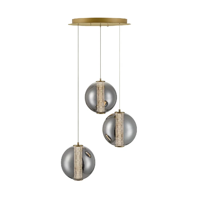Chandeliers with Metal Frames in Gold FinishChandeliers with Metal Frames in Gold FinishAtomo LED Pendant