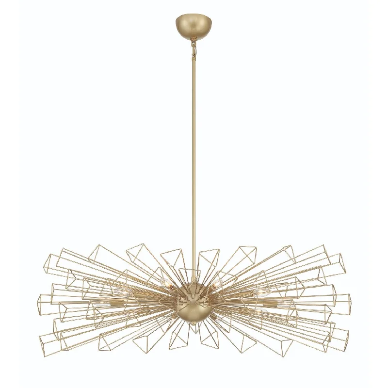 Chandeliers with Colored Glass for a Splash of ColorChandeliers with Colored Glass for a Splash of ColorDendelio Ten Light Chandelier