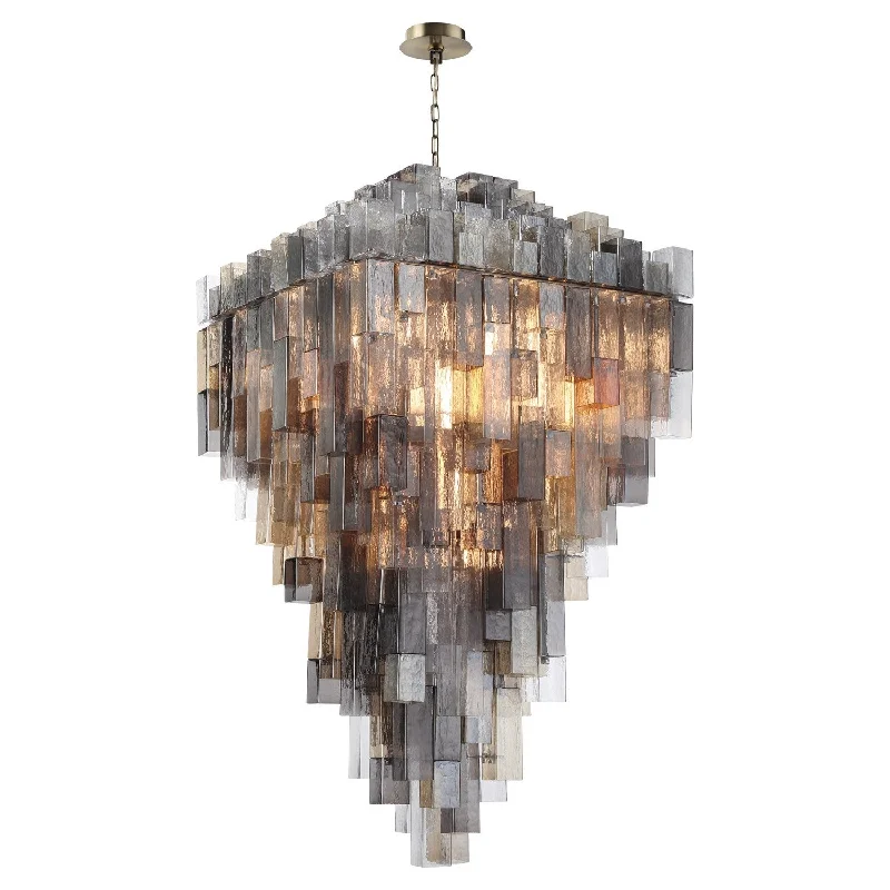 Chandeliers with Metal Frames in Silver FinishChandeliers with Metal Frames in Silver FinishAltesa 46 Light Chandelier