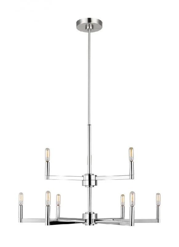 Chandeliers with Metal Frames in Bronze FinishChandeliers with Metal Frames in Bronze FinishFullton Nine Light Chandelier