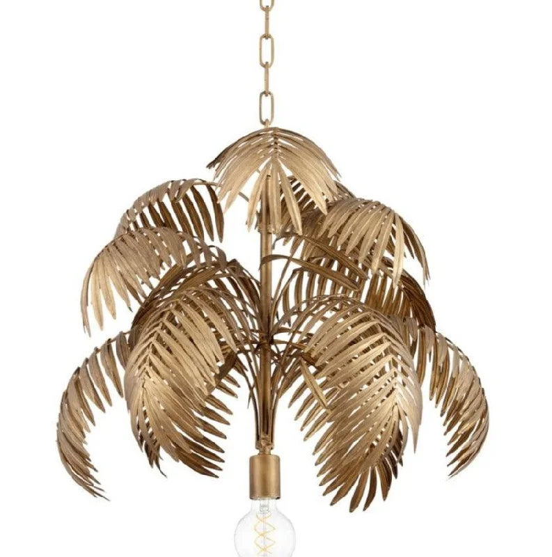 Art Deco Chandeliers for a Retro - Glam LookArt Deco Chandeliers for a Retro - Glam LookGolden Palm Metal Chandelier