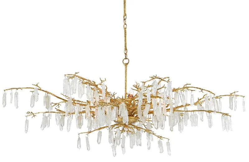 Small Chandeliers for Compact RoomsSmall Chandeliers for Compact RoomsGolden Crystal Burst Rainforest Chandelier