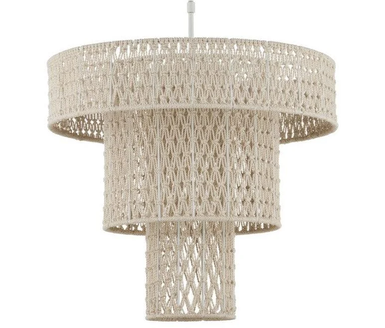 Chandeliers for High Ceilings to Fill Vertical SpaceChandeliers for High Ceilings to Fill Vertical SpaceHippie Culture Macrame Chandelier