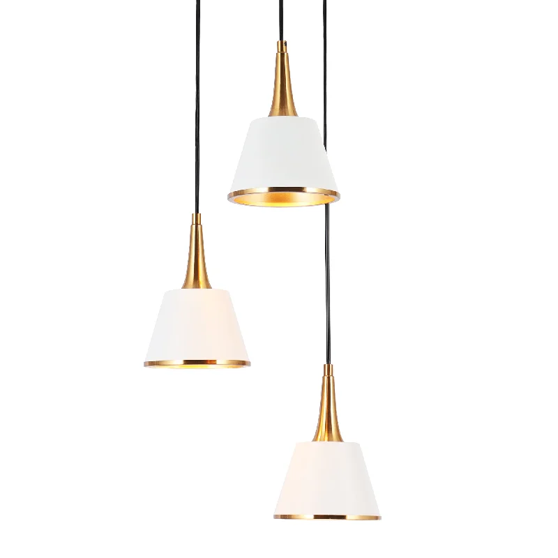 Small Chandeliers for Compact RoomsSmall Chandeliers for Compact RoomsIdaikos 3-Light Small Gold Chandelier