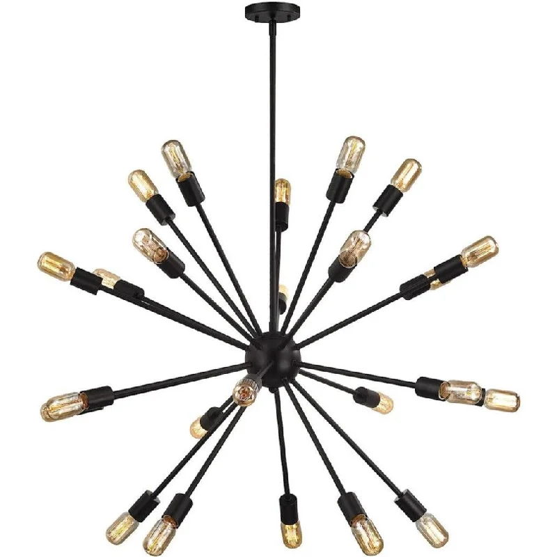Chandeliers for High Ceilings to Fill Vertical SpaceChandeliers for High Ceilings to Fill Vertical SpaceIndustrial Burst 24-Light Chandelier