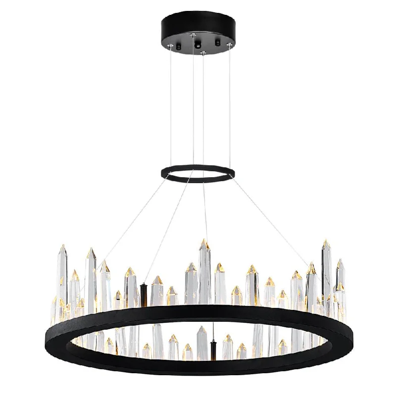 Chandeliers for Low Ceilings to Avoid OvercrowdingChandeliers for Low Ceilings to Avoid OvercrowdingJuliette LED Chandelier With Black Finish