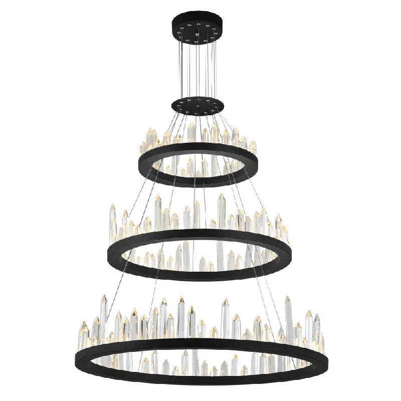 LED Chandeliers for Energy - Efficient LightingLED Chandeliers for Energy - Efficient LightingJuliette LED Chandelier With Black Finish