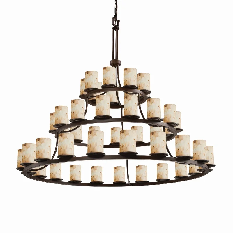 Chandeliers with Metal Frames in Copper FinishChandeliers with Metal Frames in Copper FinishAlabaster Rocks LED Chandelier