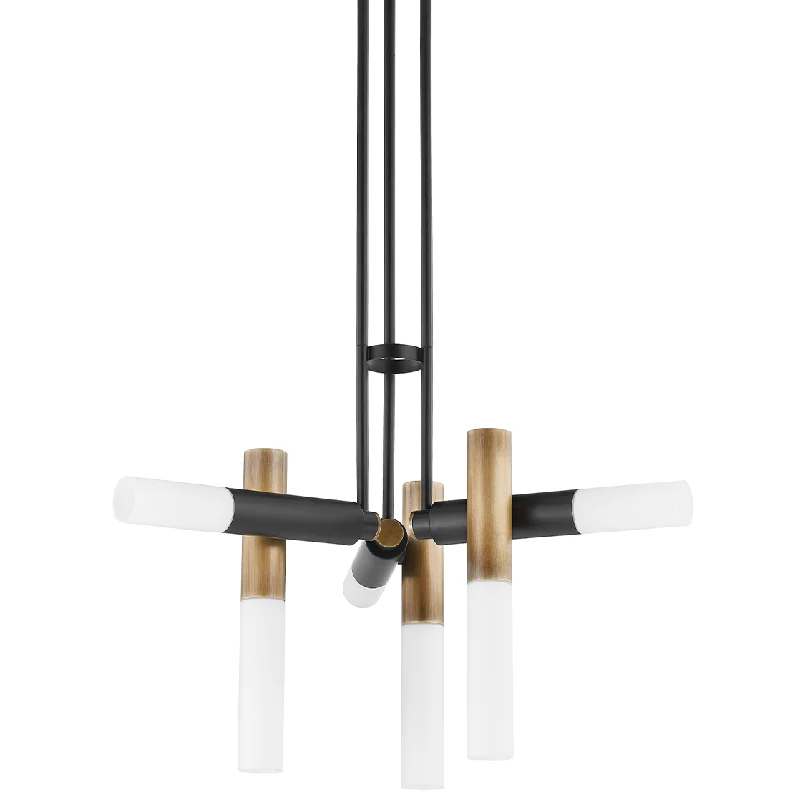 Chandeliers with Metal Frames in Black FinishChandeliers with Metal Frames in Black FinishKoa Chandelier