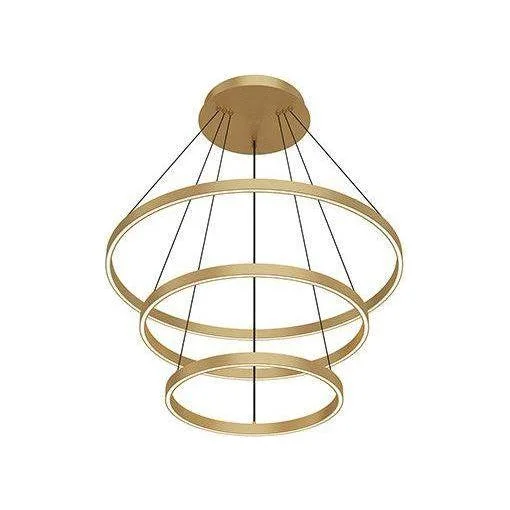 Small Chandeliers for Compact RoomsSmall Chandeliers for Compact RoomsCerchio 3-Layer 32" Up/Down Chandelier