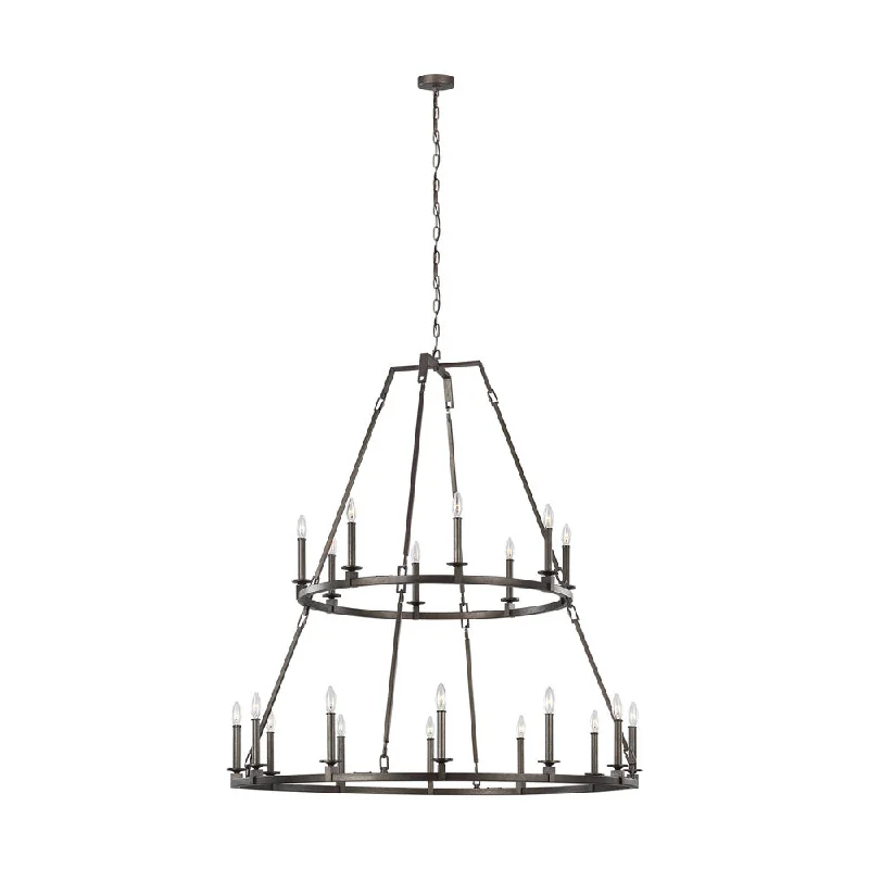 Chandeliers with Colored Glass for a Splash of ColorChandeliers with Colored Glass for a Splash of ColorLanden Extra Large Two-Tier Chandelier