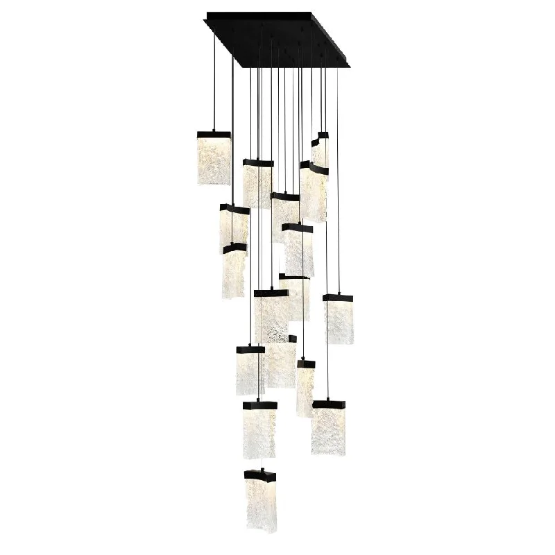 LED Chandeliers for Energy - Efficient LightingLED Chandeliers for Energy - Efficient LightingLava Integrated LED Black Chandelier