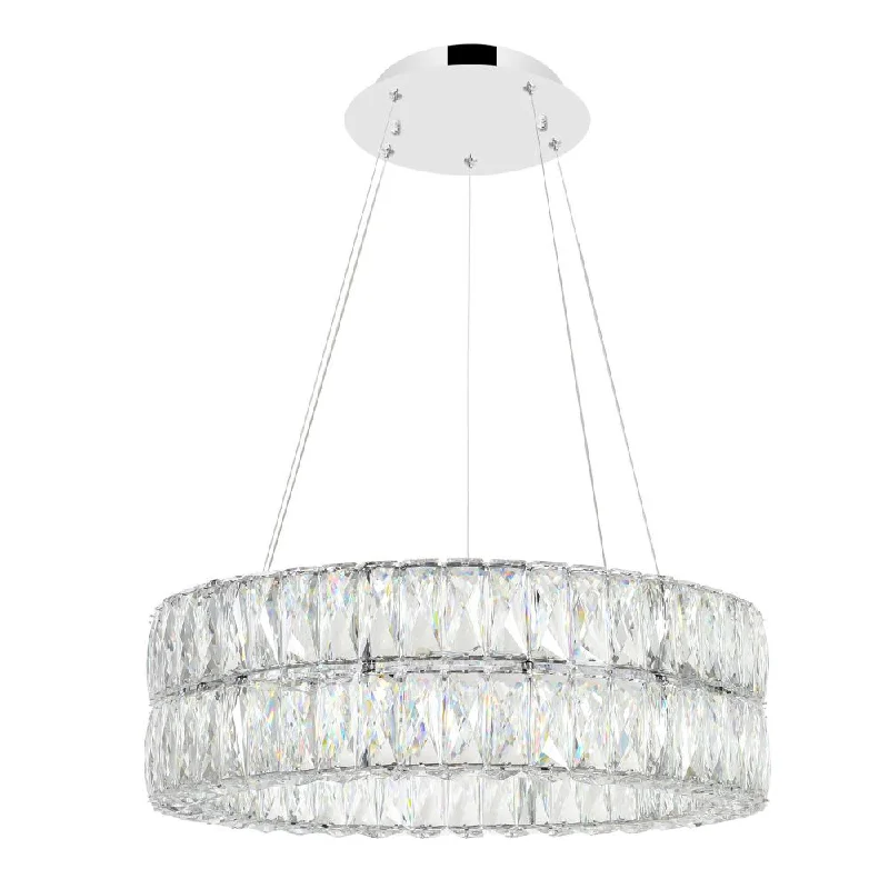 Oversized Chandeliers as a Statement Piece in Living RoomsOversized Chandeliers as a Statement Piece in Living RoomsMadeline LED Chandelier With Chrome Finish