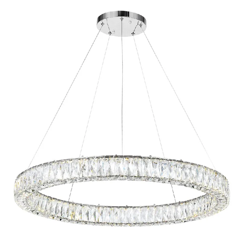 Modern Crystal Chandeliers for Contemporary HomesModern Crystal Chandeliers for Contemporary HomesMadeline LED Chandelier With Chrome Finish