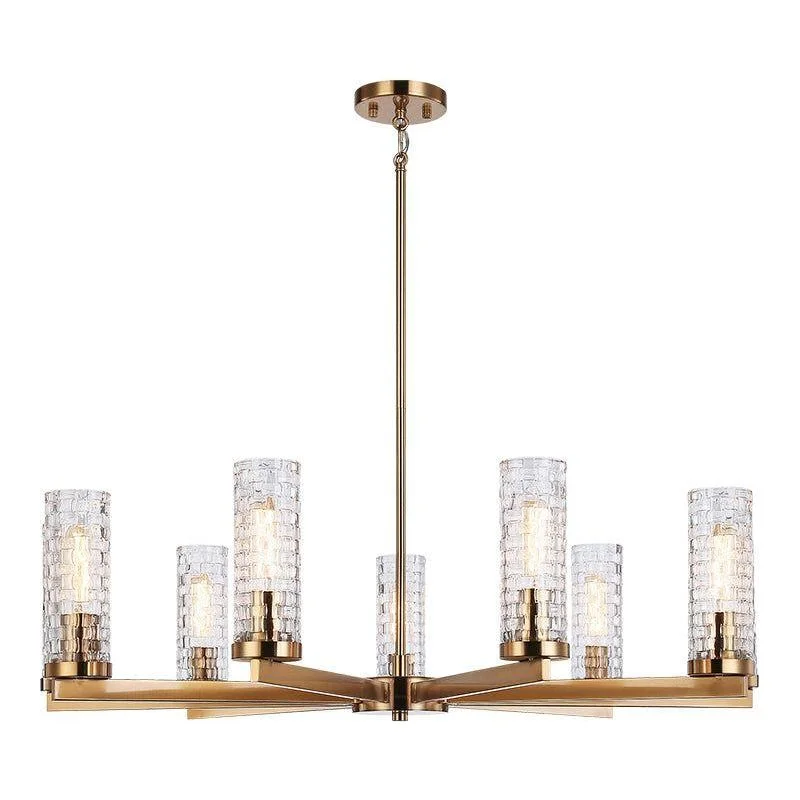 Chandeliers with Metal Frames in Black FinishChandeliers with Metal Frames in Black FinishWeaver 9-Light Chandelier